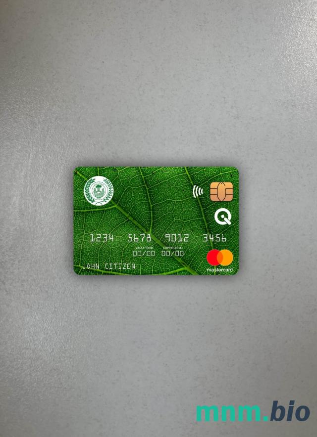 Iraq Rafidain bank wygląd zdjęcia mastercard skan PSD + zdjęcie